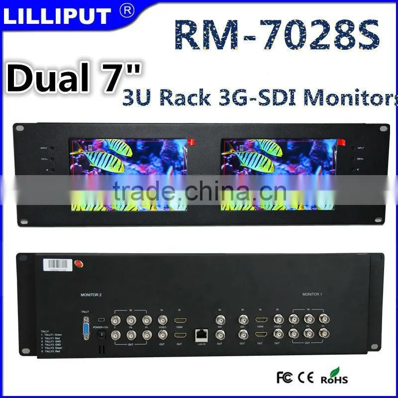 Lilliput IPS 7" 3RU Rack 3G-SDI Monitor