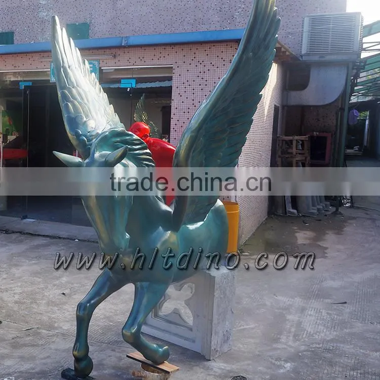 Handmade life size horse fiberglass