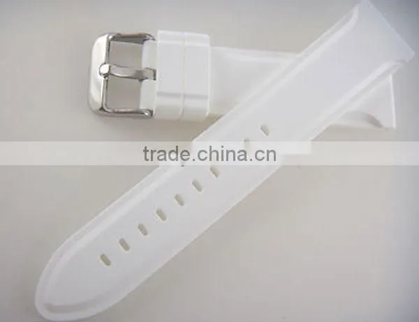 Multicolor cheap flexible silicone watch strap
