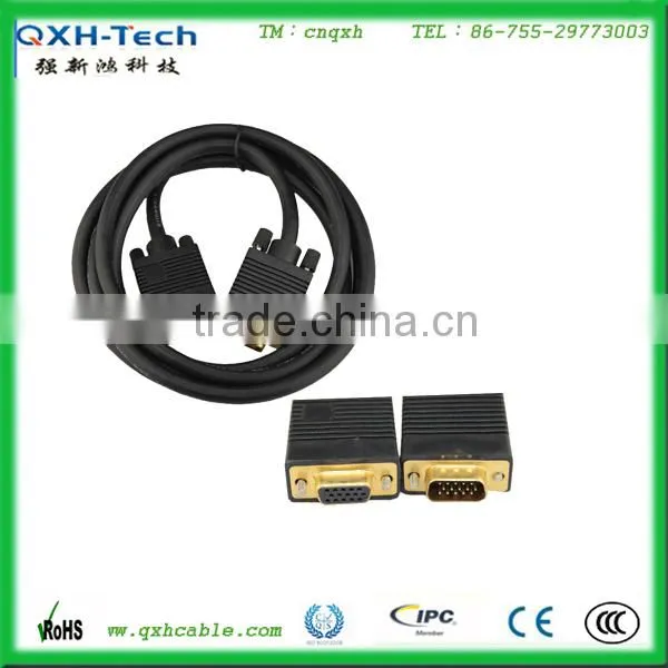 HDB 15pin VGA 3+4 cable 15 core cable