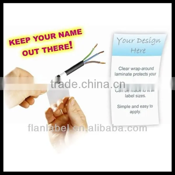 Custom cable label,cable marking label