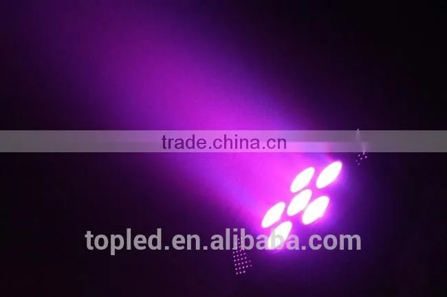 Sound Active DMX 512 6*Tri-3W RGB Wireless Par Light Wedding Light