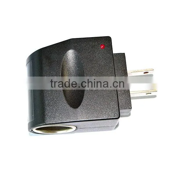 LED Lights AC to DC Car Cigarette Lighter Socket Adapter