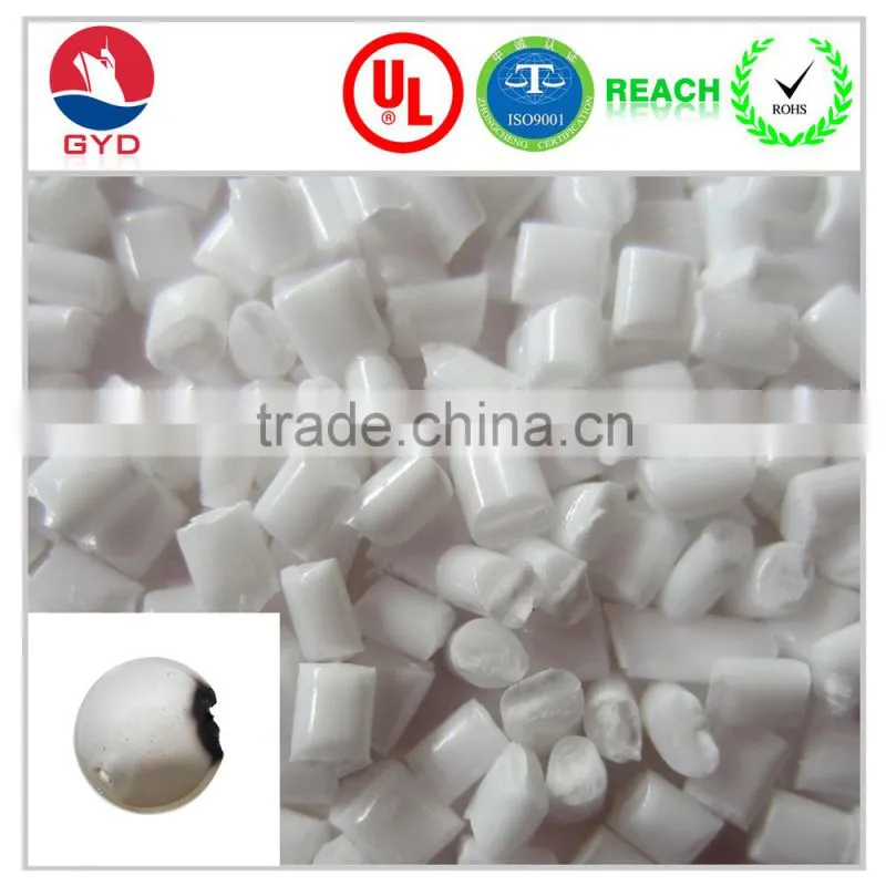 Low haologen index polycarbonate pellet opaque plastic, fire retardant PC polycarbonate resin price
