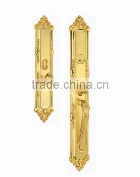 External Pull handle Main Door Lock Entry Set Cylinder Lock