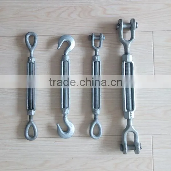 Rigging screws US type forged steel large turnbuckles with hook and hook