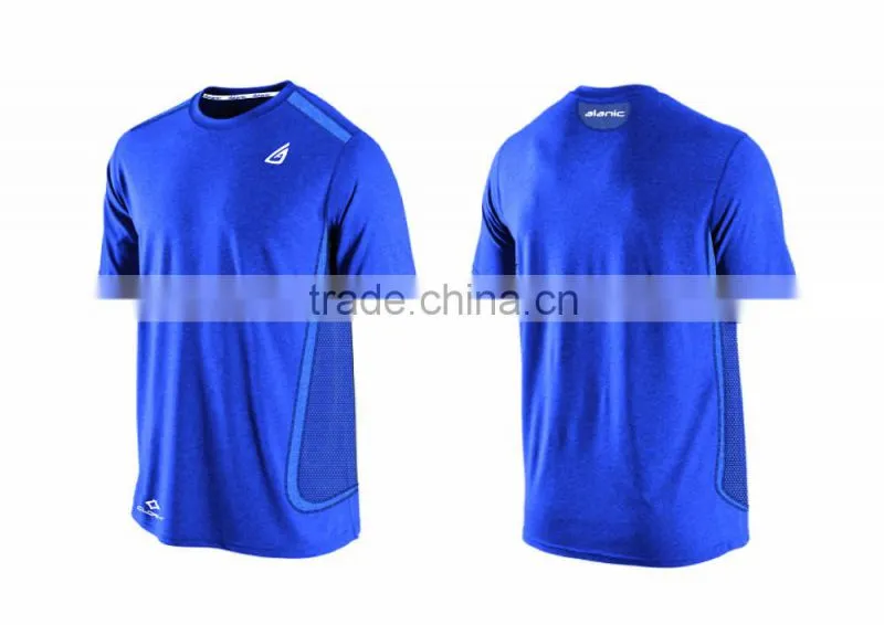 Mens Dryfit Panel Short Sleeve Running Tee Multiply Colors