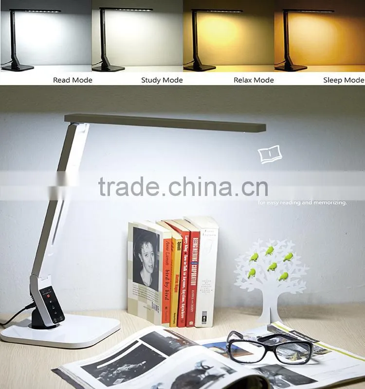 Smart USB table lamp with usb port led table lamp