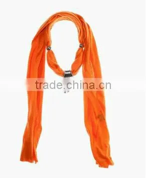 Rosette Heart Jewelry Scarf
