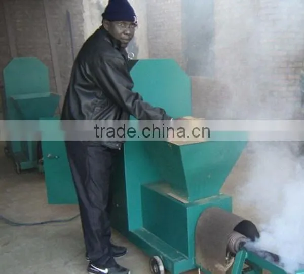 coffee husk charcoal stick making machine/straw charcoal making machine