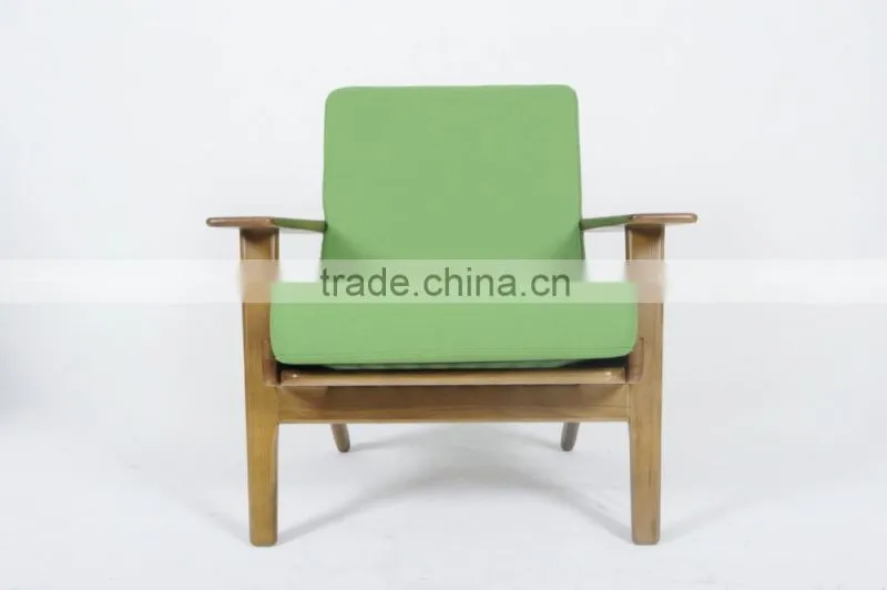 Alibaba living room furniture manufacturer hans wegner plank sofa