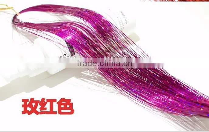 tinsel fabric sparkling hair tinsel christmas tinsel 2014 new hair accessories