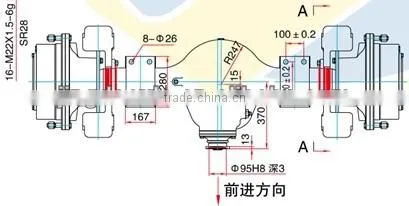 China xuzhou xcmg compactor road Roller axle parts XG-22JR Road roller spare parts