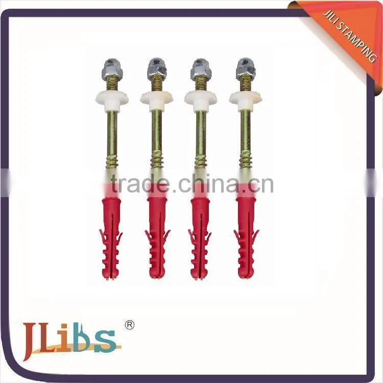 F Welded clamps with screw and plastic anchor