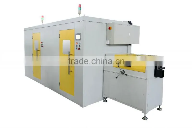 The life of high speed long automotive air-conditioning pipe horizontal braiding machine