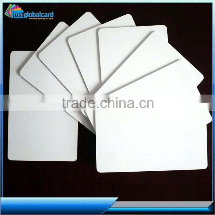 Customizd bank card blank for smart card printer from China