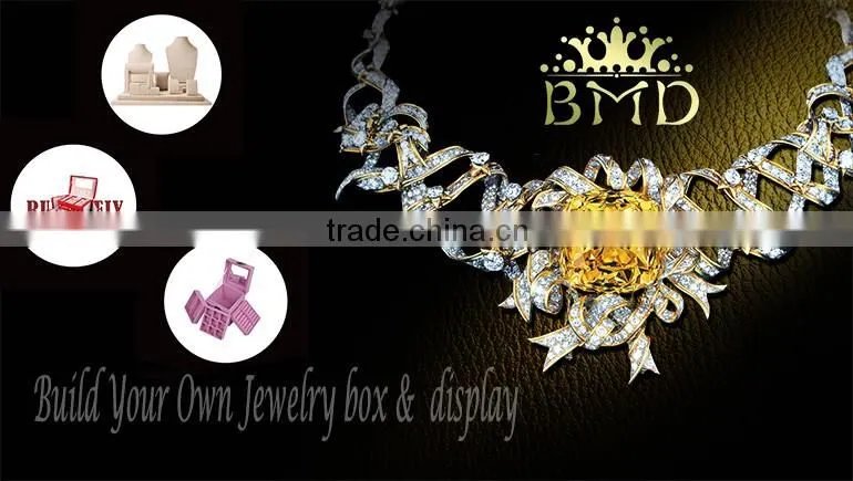 Exquisite colorful plastic ring box jewelry with led light