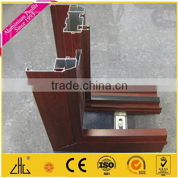 Wow!! white oak coatings aluminium profile,golden oak coating aluminium extrusion,timber aluminium profile price per kg factory