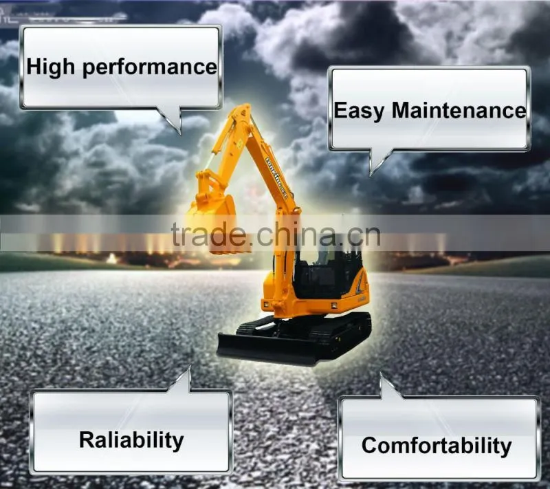 LG6065E factory price 6 ton Lonking Yan mar engine excavator for sale