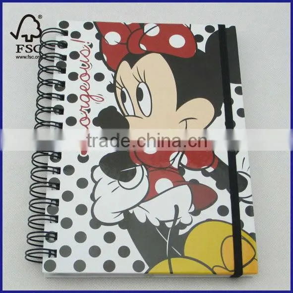 A5 spiral hardcover notebook