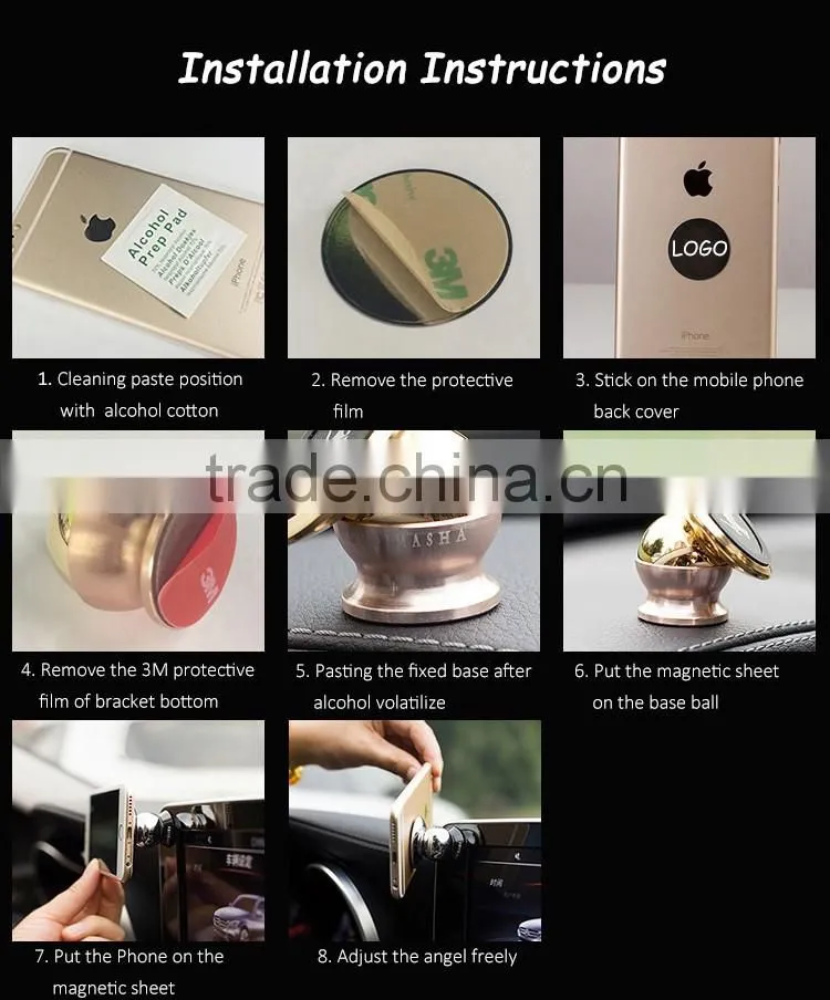 Best Selling Universal Magnetic Holder for iPhone 6S, Car Holder for iPhone/ Samsung