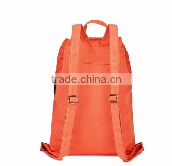 Leisure Drawstring Backpack Canvas