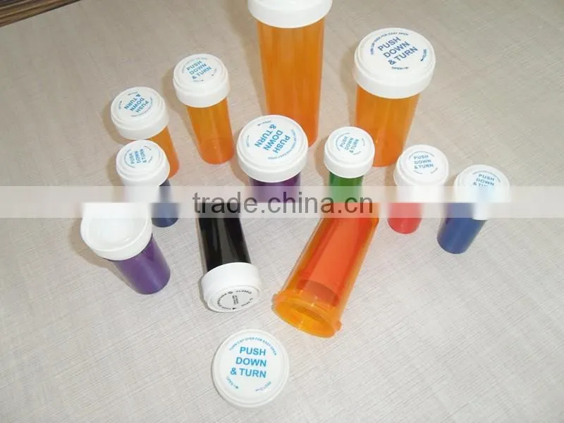 Plastic reversible vials, injection plastic vials