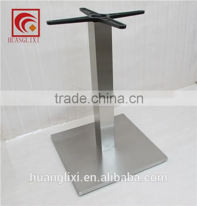 Restaurant table legs, stainless steel table leg, brushed stainless steel table leg parts,table leg brackets