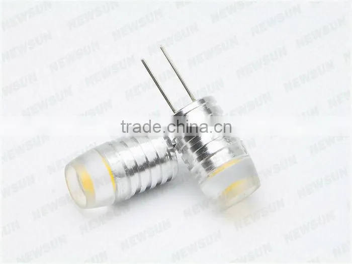 2700K Warm white 360 degree beam angle 1W led bulb 12V Led G4 light bulb COB