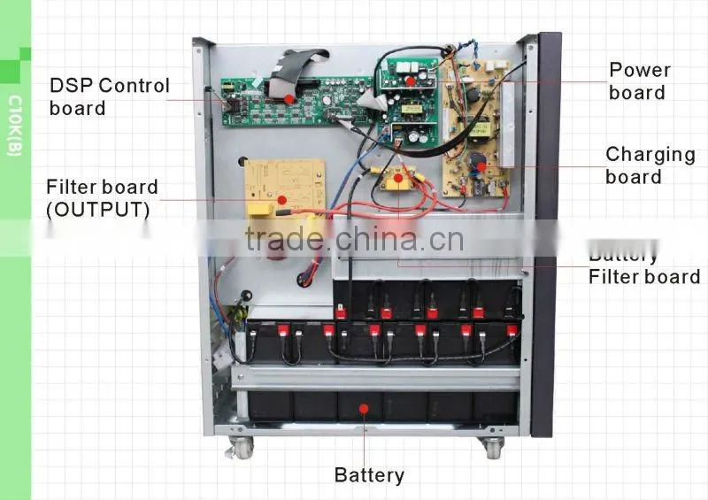single phase sine wave online UPS 10kva ups online