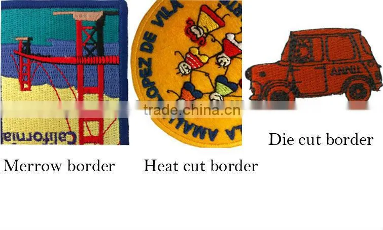 Wholesale korea flag embroidery badge