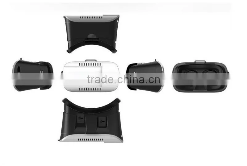Most Portable Headset White&Black 3D VR Glasses Virtual Reality for IOS/Android Smartphone