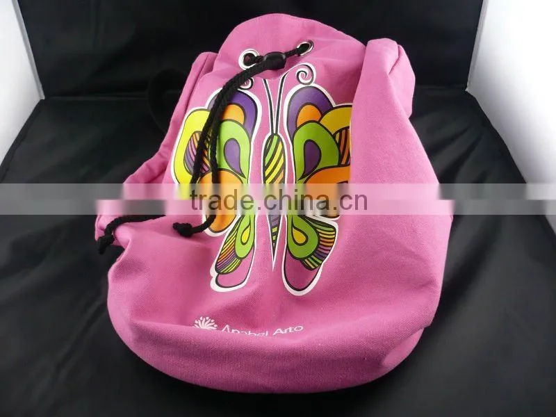 pink pu leather hand bag with leather belt for ladies