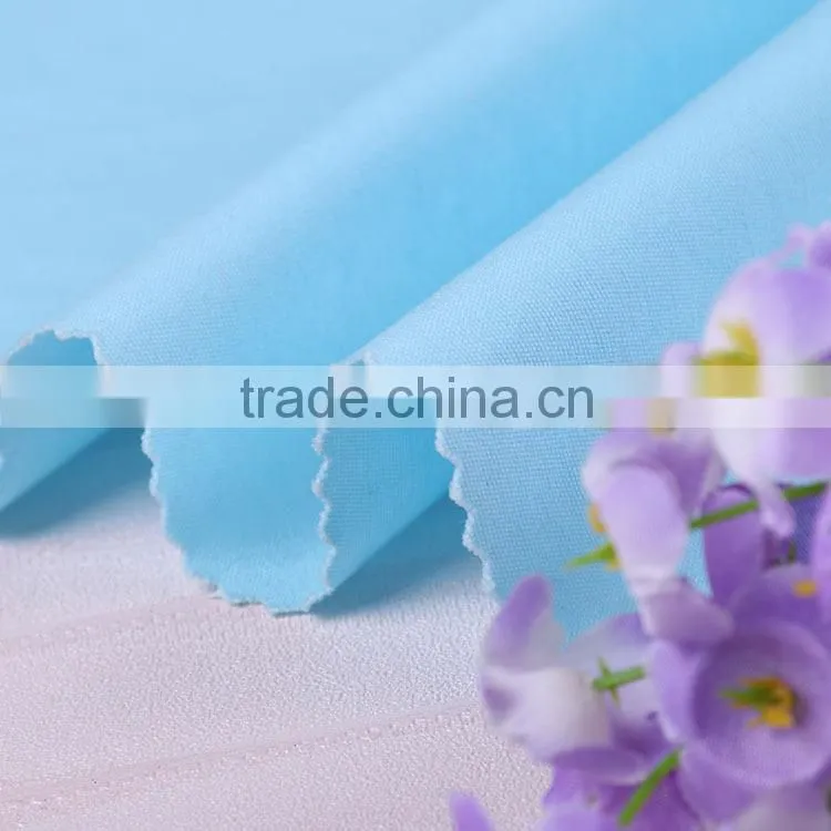 TC 60 polyester 40 cotton solid terry cloth knit fabric blend fabric for clothing wholesale