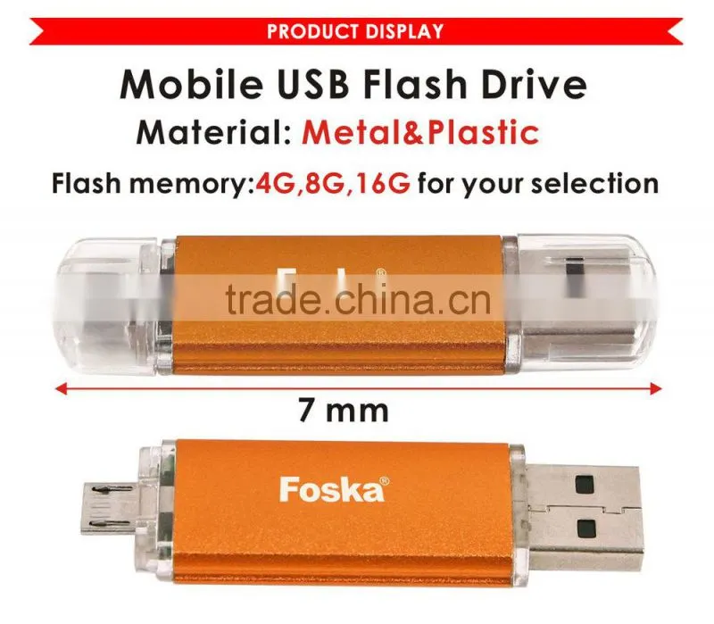 Foska Good Quality Mobile USB Flash Drive