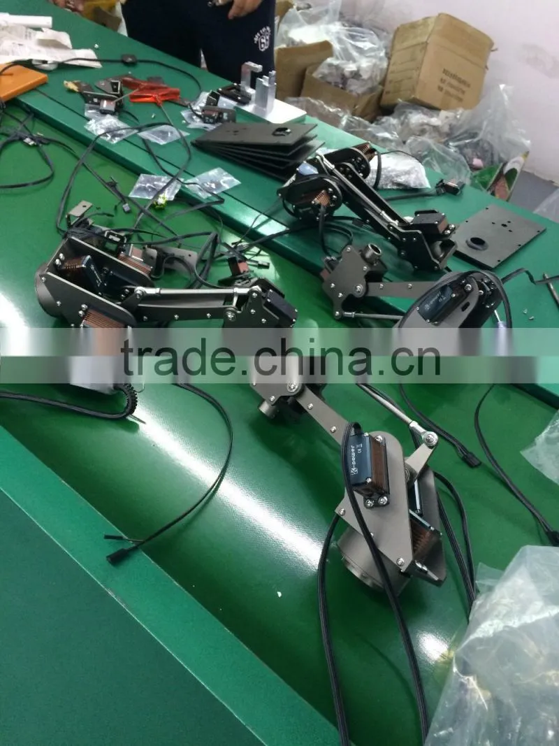 CNC Alloy education 6 DOF robotic arm 6 axle