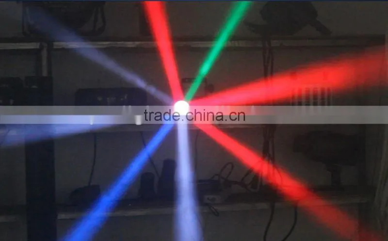 4 Head Quadmoon LED DJ Laser Light