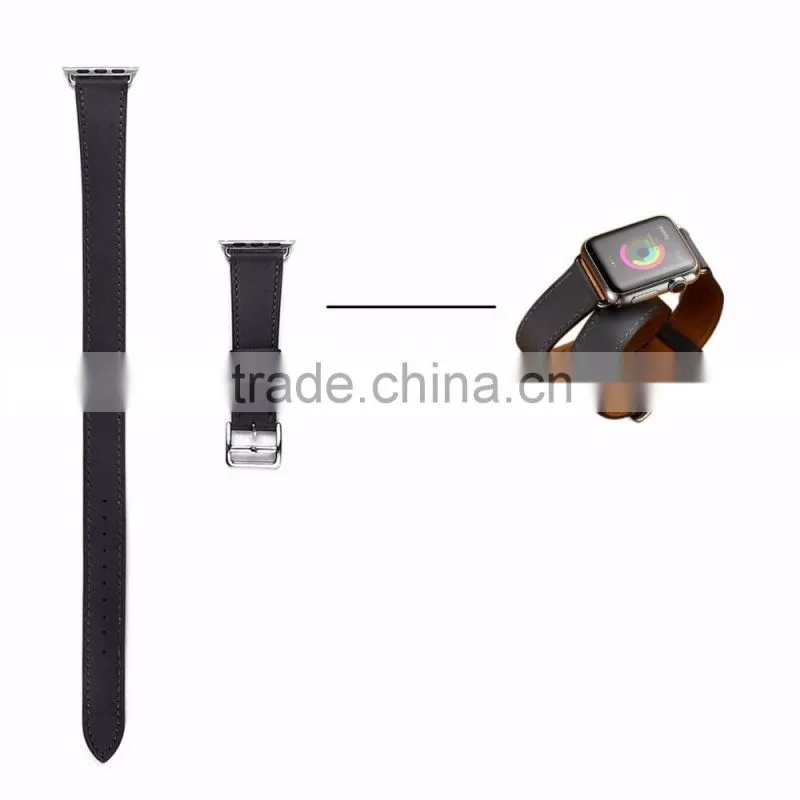 2016 Fashion and Popular Genuine Leather For Apple Watch Bandsfor man Strap 38mm With Various Colors&Customs