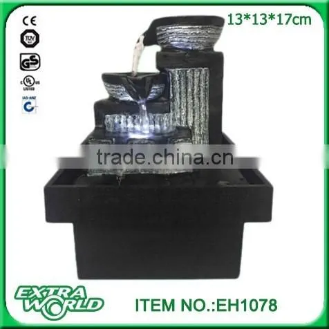 indoor bamboo style mini fountain battery operated