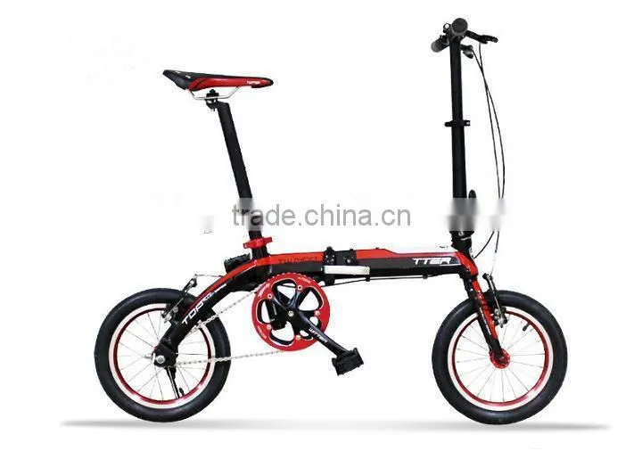 14" foldable bicycle mini bikes 9.5KG suitable for ladies and children