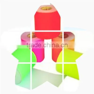 red fluorescent label paper
