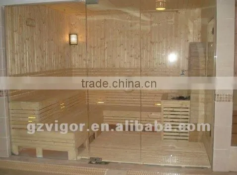 Factory Fashional Dry Mini Hemlock Wood Sauna Room and cheapest solid wood sauna rooom