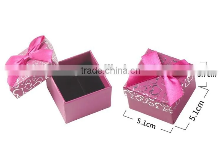 Hottest quality for the paper square paper jewelry ring box