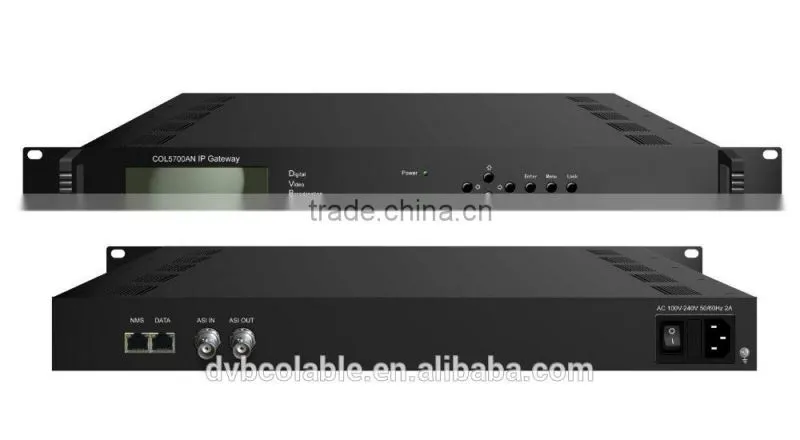 Digital cable tv headend ts converter IP to asi gateway COL5700AN