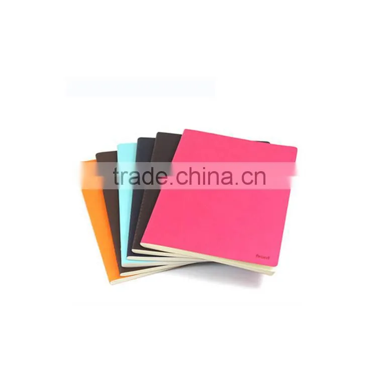 Branded name promotional business PU leather recycled journals blank notebook
