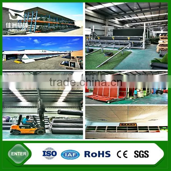 Two green colors artificial grass for home ornament and kindergarten palyground adornment