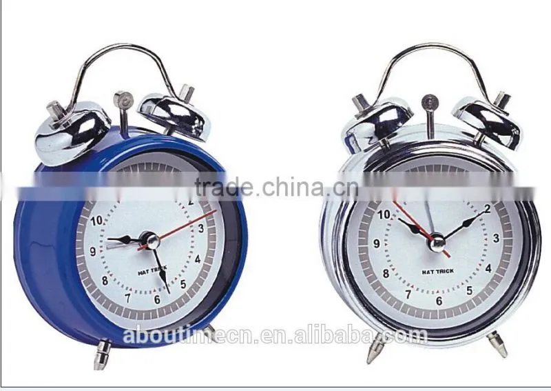 Wholesale high quality customized cute character cheap metal/aluminum/decoration table clock