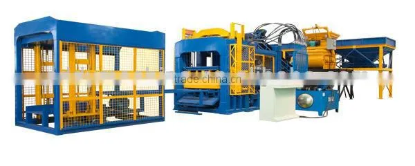 Fully automatic concrete brick making machine from Turkey QT10-15 Turkey cement brick machine latest technology