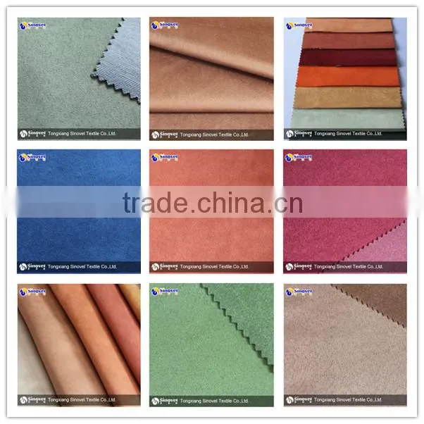 Micro Weft Suede Waterproof Fabric for garment and boots
