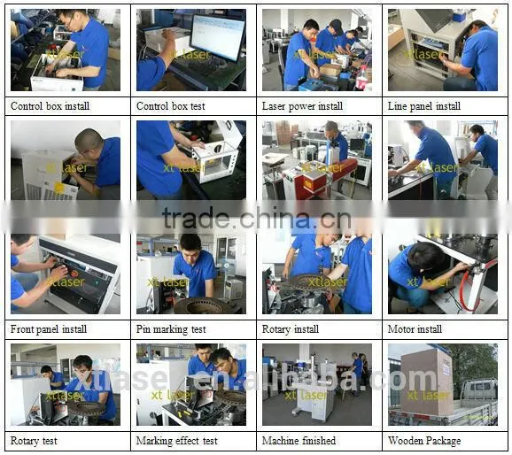 Good performance and high quality diode side pumped laser marking machine for mental